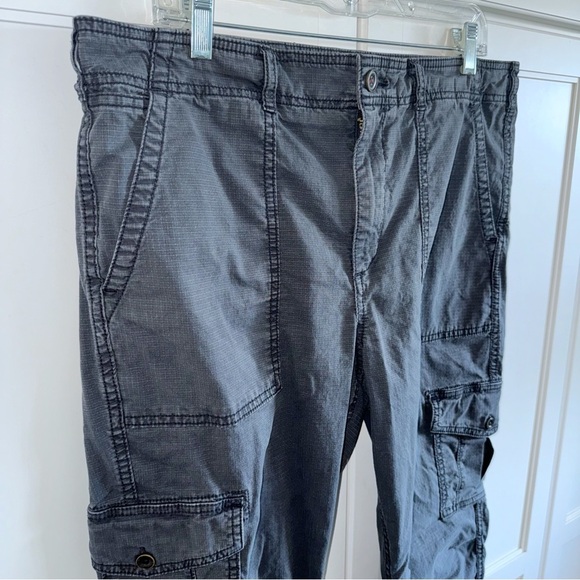 Anthropology Gray Cargo Jennie Ripstop Pants Sz 31 OB1070255 Gorpcore - Picture 7 of 16